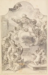 A Votive Image of a Boy Presented by His Parents to St. Nicholas of Bari